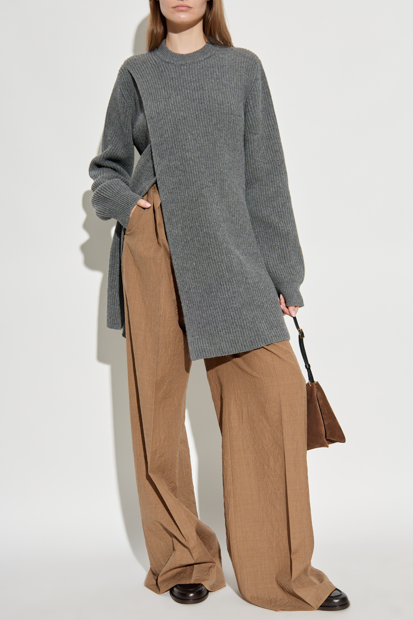 Grey Wool sweater JIL SANDER - Vitkac Italy